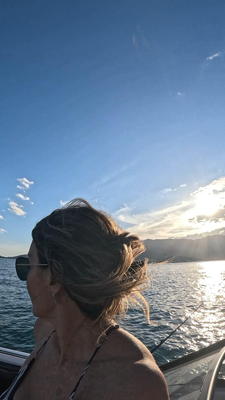 A bordo do Charter III, no fim da tarde