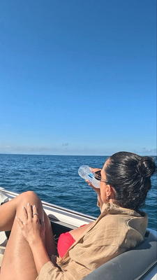 A bordo do Charter III, no fim da tarde